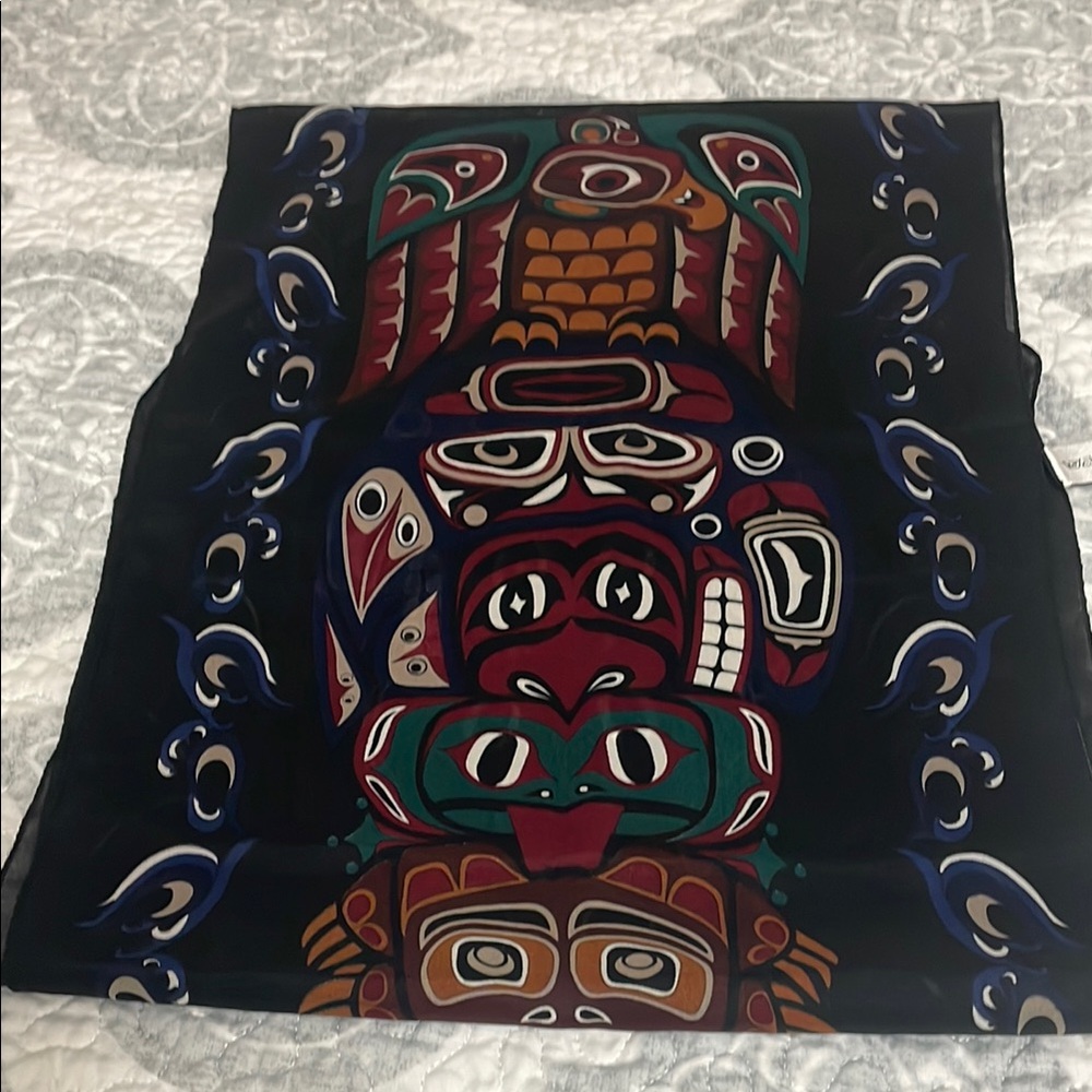 Tribal Patterned Scarf